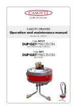 Preview for 1 page of Casotti DUPI Operation And Maintenance Manual