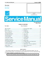 Предварительный просмотр 1 страницы Casper 19CSPR Service Manual