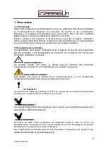 Preview for 3 page of Casselin CDEC10 User Manual