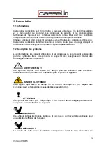 Предварительный просмотр 3 страницы Casselin CPASC30 Manual