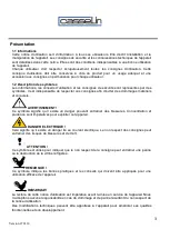 Preview for 3 page of Casselin CVR100LB Manual