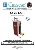 Предварительный просмотр 22 страницы Cassese CS 20 CART Technical  User'S Manual