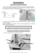 Предварительный просмотр 6 страницы Cassese CS1 UNI User & Parts Manual