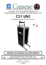 Предварительный просмотр 15 страницы Cassese CS1 UNI User & Parts Manual