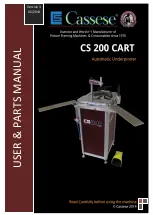 Cassese CS200 CART User & Parts Manual preview