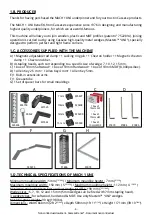 Предварительный просмотр 6 страницы Cassese MACH 1 UNI User & Parts Manual