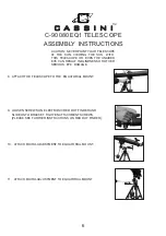 Preview for 6 page of cassini C-90080EQ1 Operating Instructions Manual