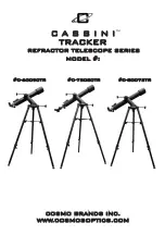 cassini TRACKER C-60090TR Manual предпросмотр