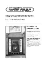 Cast Tec Integra SuperSlim Slide Control Installation And User Instructions Manual preview