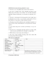 Preview for 3 page of Castel MPIP-610A User Manual