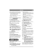 Preview for 11 page of Castel XM 130 Instructions For Use Manual