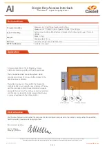 Предварительный просмотр 3 страницы Castell AI-FSS-2 User Manual