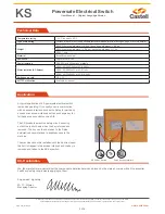 Preview for 3 page of Castell KS20-FSS-P-C/O4 User Manual