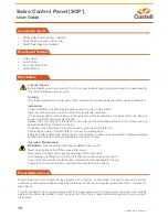 Preview for 2 page of Castell Salvo SCP+ User Manual