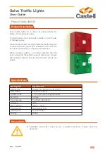 Preview for 1 page of Castell Salvo Traffic Lights User Manual