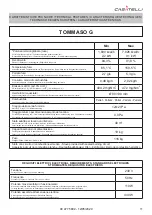 Preview for 11 page of CASTELLI TOMMASO G Description / Cleaning / Technical Data