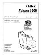 Preview for 1 page of Castex falcon 1500 Operator'S Manual