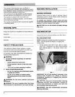 Preview for 2 page of Castex falcon 1500 Operator'S Manual