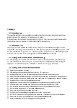 Preview for 3 page of Castex QJY2.5-H Instructions And Maintenance Original Manual