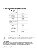 Preview for 6 page of Castex QJY2.5-H Instructions And Maintenance Original Manual