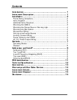 Предварительный просмотр 4 страницы Castle group Electronic Orange GA904 Operating Manual