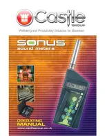 Castle group Sonus Range GA116E Operating Manual предпросмотр