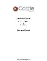 Preview for 4 page of Castle group Sonus Range GA116E Operating Manual