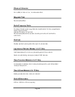 Preview for 105 page of Castle group Sonus Range GA116E Operating Manual