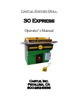 Castle, Inc. 30 Express Operator'S Manual preview