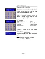 Preview for 15 page of CASTLE Euro 46 User Manual