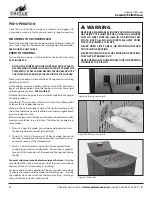 Предварительный просмотр 24 страницы CASTLE Serenity Pellet Stove Operator'S Manual