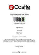 CASTLE VibA8 Operating Manual предпросмотр