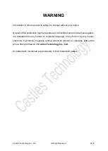 Предварительный просмотр 2 страницы Castles Technology S1E2 User Manual