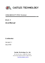 Castles Technology VEGA3000 User Manual предпросмотр