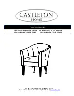 Предварительный просмотр 1 страницы Castleton Home CH0105-1201PARN Product Instructions