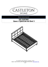 Castleton Home DD-QB7992 Product Instructions предпросмотр