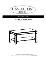 Castleton Home YX-CK237 Assembly Instructions предпросмотр