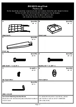 Предварительный просмотр 2 страницы Castleton Home ZH2622 Assembly Instructions