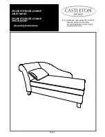 Preview for 1 page of Castleton ZH1292 STORAGE LOUNGE Assembly Instructions