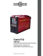 Castolin Eutectic CastoTIG 1401 DC Operating Manual preview