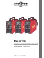 Предварительный просмотр 1 страницы Castolin Eutectic CastoTIG Operating Manual / Spare Parts List