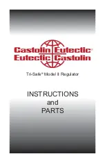 Castolin Eutectic Tri-Safe II Instructions And Parts предпросмотр