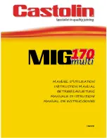 Castolin MIG 170 multi Instruction Manual предпросмотр