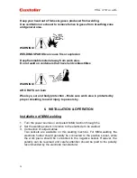 Предварительный просмотр 20 страницы Castolin MIG 170 multi Instruction Manual