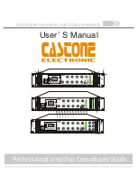 CASTONE ELECTRONIC CPA-60C User Manual preview