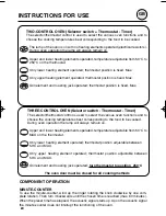 Preview for 7 page of CASTOR Static Oven Operating Instructions For Use And Installation