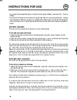 Preview for 11 page of CASTOR Static Oven Operating Instructions For Use And Installation