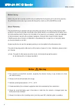 Preview for 2 page of Castwin DME-9724HM Operation Manual