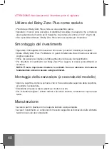 Предварительный просмотр 42 страницы CASUALPLAY Baby Zero Plus Instructions Manual