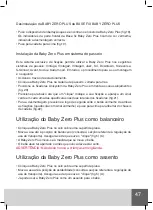 Предварительный просмотр 49 страницы CASUALPLAY Baby Zero Plus Instructions Manual